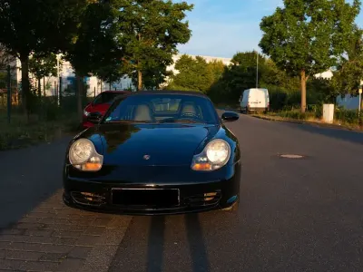 Gebraucht Porsche Boxster 228 PS (167 kW) 2002 Schwarz Cabrio