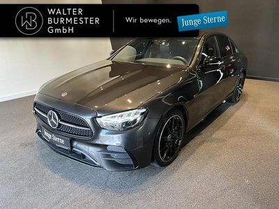 Metalliclack graphitgrau Gebraucht 2023 Mercedes E220 AMG Limousine | 48.770 € (Teuer)