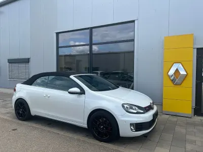 Brugt VW Golf Cabriolet GTI 211 HK (155 kW) 2013 Hvid Cabriolet