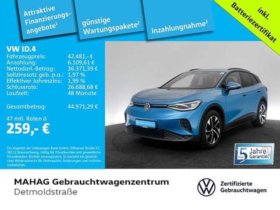 Neu VW ID.4 Pro 210 kW (286 PS) 2025 Blau SUV