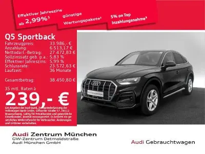 Gebraucht Audi Q5 Sportback Performance 204 PS (150 kW) 2023 Schwarz SUV