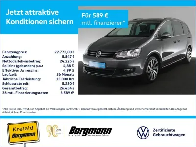 Gebraucht VW Sharan Join 150 PS (110 kW) 2019 Grau / indiumgrau Van / Kleinbus