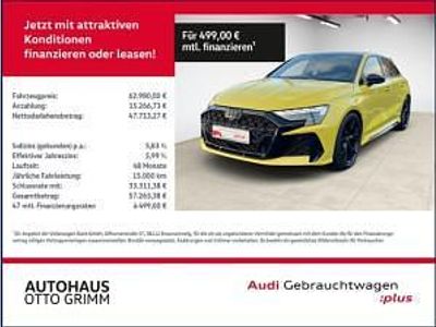 Gebraucht Audi RS3 Sportback Ambiente 400 PS (294 kW) 2025 Pythongelb metallic Kleinwagen