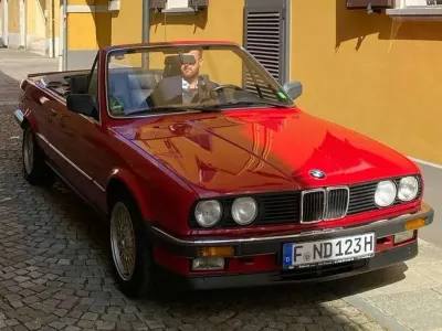 Gebraucht BMW 325 170 PS (125 kW) 1987 Rot Cabrio