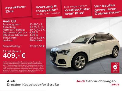 Gebraucht Audi Q3 Advanced Plus 150 PS (110 kW) 2022 Ibisweiß SUV