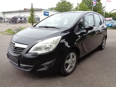 Gebraucht Opel Meriva Selection 101 PS (74 kW) 2011 Schwarz Van / Kleinbus