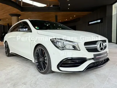 Gebraucht Mercedes CLA45 AMG Shooting Brake AMG 381 PS (280 kW) 2018 Weiß Kombi
