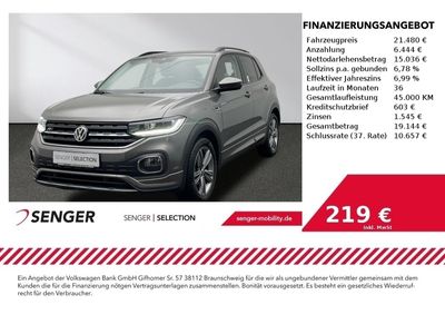 gebraucht VW T-Cross T-Cross Life - Life 1.0 TSI DSG Navi LED R-Line