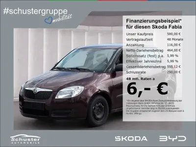 Gebraucht Skoda Fabia Classic 60 PS (44 kW) 2009 Rot Limousine