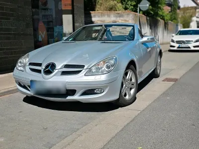 Usata Mercedes SLK200 163 CV (119 kW) 2004 Grigio Cabrio
