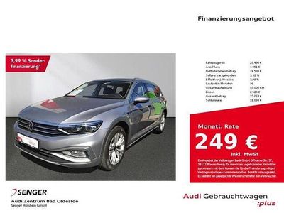 Usata VW Passat Alltrack 200 CV (147 kW) 2023 Argento Station wagon