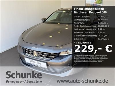 gebraucht Peugeot 508 SW Allure Pack 1.5 BlueHDi 130 EU6d AHK-klappbar AHK-abnehmbar AHK Navi ACC El. Heckklappe