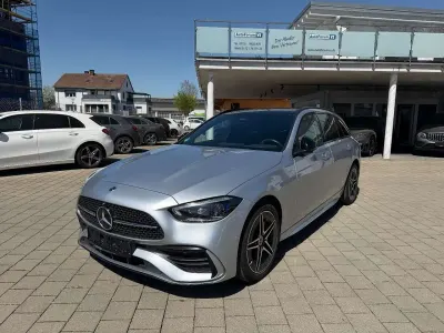 Gebraucht Mercedes C220 AMG 197 PS (144 kW) 2023 Hightech silber Kombi