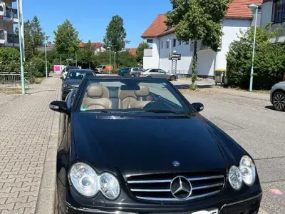 Gebraucht Mercedes CLK200 Avantgarde 184 PS (135 kW) 2008 Schwarz Cabrio
