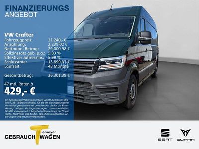 Brugt VW Crafter 140 HK (102 kW) 2022 Grøn Van