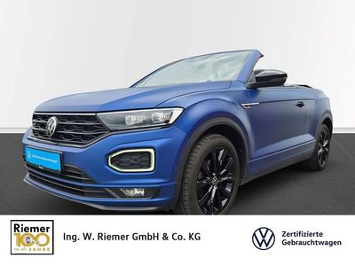 Usata VW T-Roc Cabriolet R-line 150 CV (110 kW) 2022 Blu Cabrio