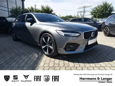 Gebraucht Volvo V90 R-Design 190 PS (139 kW) 2021 Grau / osmiumgrau (metallic) Kombi