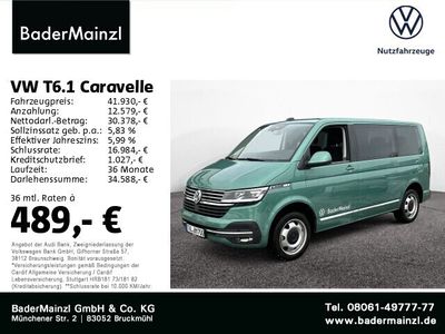 gebraucht VW Caravelle T6.1kurzer Radstand Comfortline