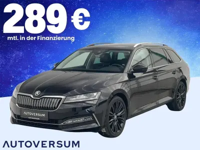 Gebraucht Skoda Superb Style 218 PS (160 kW) 2021 Schwarzmagic perleffekt Kombi