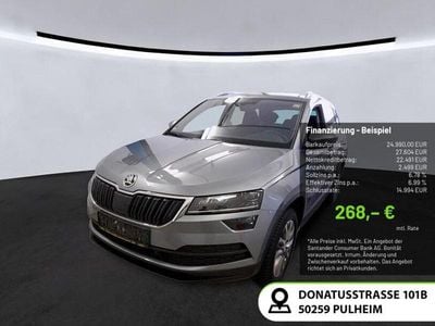 Gebraucht Skoda Karoq Clever 150 PS (110 kW) 2021 Empiregrau metallic SUV
