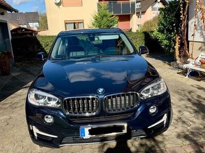 gebraucht BMW X5 Automatik, dunkelblau metallic, Schiebedach, Carplay, Shzg