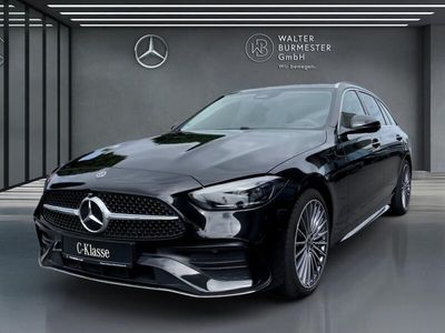 Gebraucht Mercedes C220 AMG 197 PS (144 kW) 2024 Metalliclack obsidianschwarz Kombi