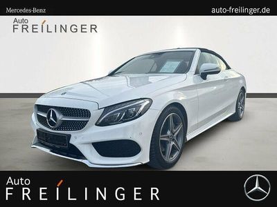 Usata Mercedes C180 AMG 156 CV (114 kW) 2018 Bianco Cabrio