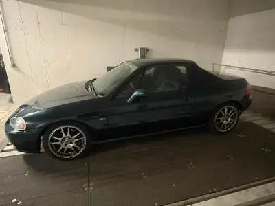 Gebraucht Honda CR-X 150 PS (110 kW) 1997 Grün Cabrio