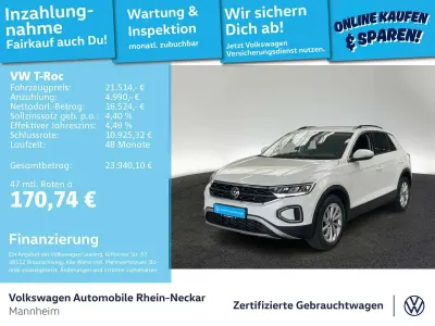 Gebraucht VW T-Roc Life 116 PS (85 kW) 2023 Pure white SUV