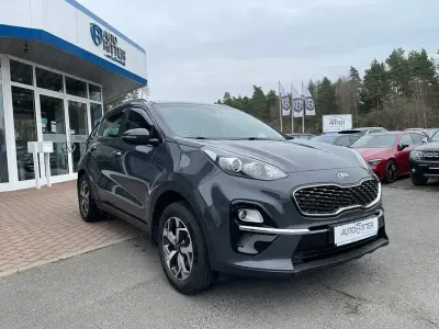 Gebraucht Kia Sportage 132 PS (97 kW) 2019 (h8g) dark penta metal m/grau SUV