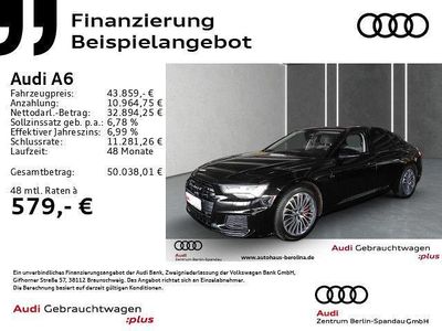 Schwarz Gebraucht 2021 Audi A6 S-Line Limousine | 43.859 € (Etwas zu teuer)