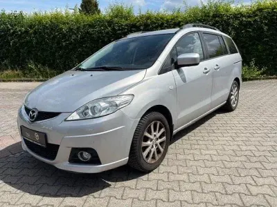 Gebraucht Mazda 5 Active 145 PS (106 kW) 2010 Satinsilber metallic Van / Kleinbus