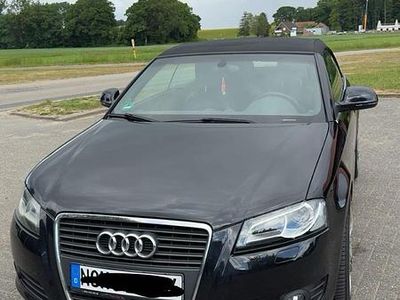 Brugt Audi A3 Cabriolet S-Line 200 HK (147 kW) 2009 Sort Cabriolet