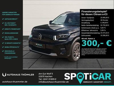 Gebraucht Citroën e-C3 83 kW (113 PS) 2025 Schwarz Limousine