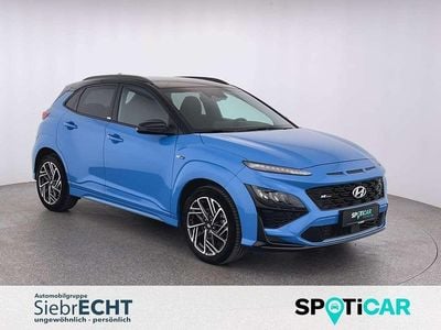 Gebraucht Hyundai Kona N Line 120 PS (88 kW) 2021 Blau SUV