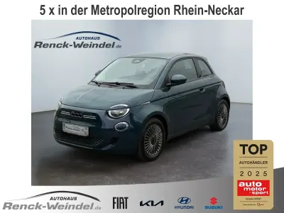 Gebraucht Fiat 500e Icon 86 kW (118 PS) 2022 Ozean grün) (gruen Kleinwagen