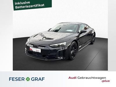 Mythosschwarz metallic Gebraucht 2023 Audi e-tron GT quattro Ambiente Limousine | 69.980 € (Superpreis)