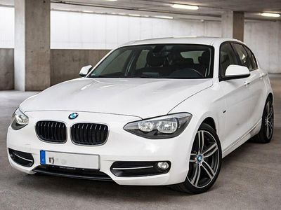 Gebraucht BMW 116 Sport Line 136 PS (100 kW) 2015 Weiß Kleinwagen