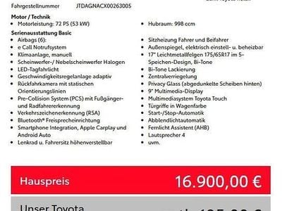 Usata Toyota Aygo X Team 72 CV (52 kW) 2024 Rosso SUV