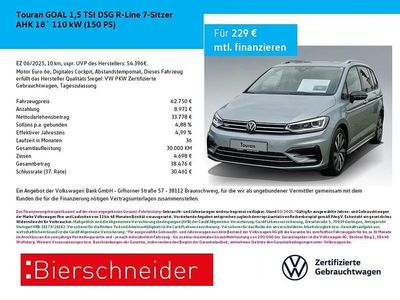 Silber Neu 2025 VW Touran Goal Van / Kleinbus | 42.750 €