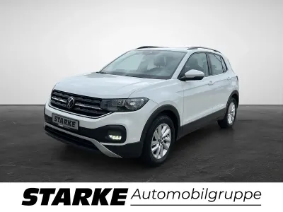 Gebraucht VW T-Cross Life 110 PS (80 kW) 2021 Grau (limestone grey metallic) SUV