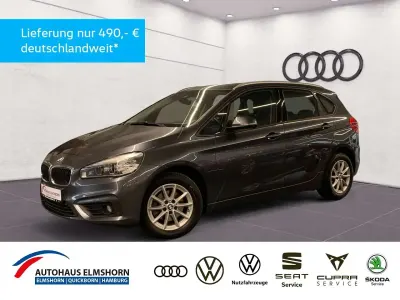 Gebraucht BMW 218 Active Tourer Advantage 136 PS (100 kW) 2017 Mineralgrau metallic Van / Kleinbus