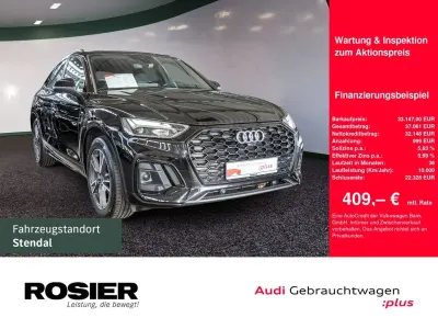 Gebraucht Audi Q5 Sportback S-Line 163 PS (119 kW) 2022 Schwarz / mythosschwarz SUV