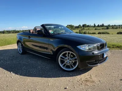 Gebraucht BMW 120 Cabriolet Sport Line 177 PS (130 kW) 2010 Schwarz Cabrio