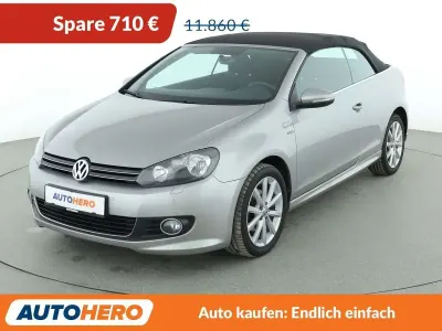 Usata VW Golf Cabriolet LOUNGE 105 CV (77 kW) 2016 Argento Cabrio