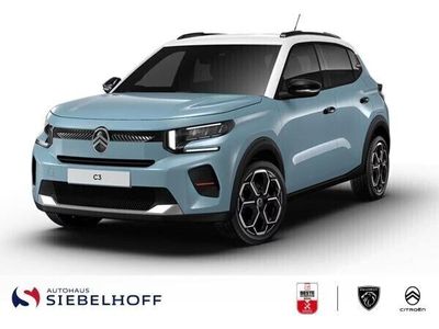 Neu Citroën C3 PureTech 101 PS (74 kW) 2025 Blau (montecarlo blau) Kleinwagen