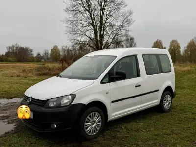 Gebraucht VW Caddy 75 PS (55 kW) 2014 Weiß Van / Kleinbus