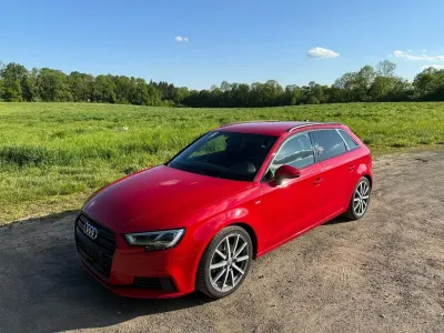 Używany Audi A3 S-Line 150 KM (110 kW) 2019 Czerwony Sedan/Limuzyna