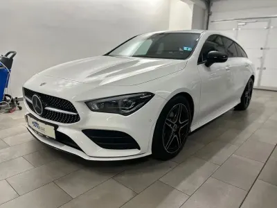 Gebraucht Mercedes CLA200 Shooting Brake AMG line 150 PS (110 kW) 2022 Weiß Kombi