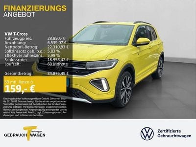 Neu VW T-Cross Style 150 PS (110 kW) 2025 Gelb SUV